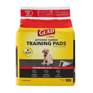 Tapete Entrenador para Perro Glad for Pets a Pruebas de Fuga y Olores con 100 pz Higiene Limpieza Profunda Sabor Atún 3 Pz