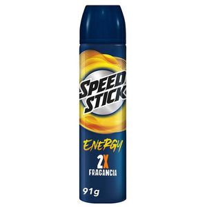 Desodorante Antitranspirante en Aerosol Speed Stick Energy para Hombre 91 g