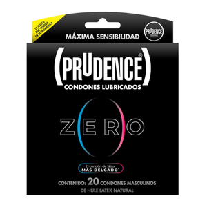 Condones Lubricados Zero 20 Pz