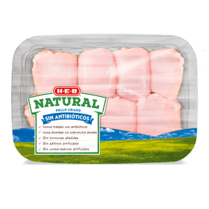 HEB Natural Muslo de Pollo S/Hueso S/Piel 0.8 Kg