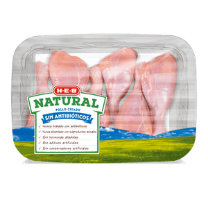 HEB Natural Pierna de Pollo C/Hueso S/Piel 0.8 Kg Pierna de Pollo C/Hueso S/Piel 0.8 Kg