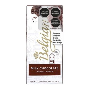 BG The Belgian Milk Cookie Crunch Chocolate 100 g