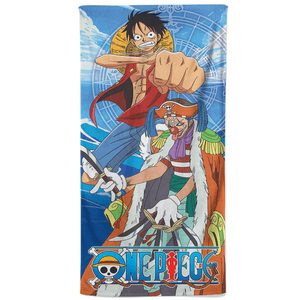 Toalla Mb One Piece Luffy Buggy 71 Cm X 140 1 Pz