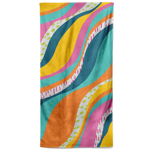 Toalla Playa Color Waves 75cm X152 1 Pz