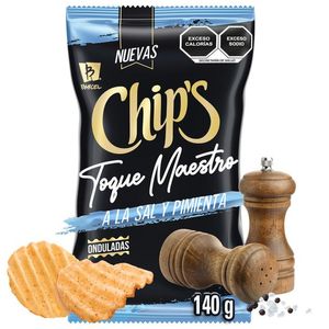 Chips Toque Maestro Sal Pimienta 140 Gr