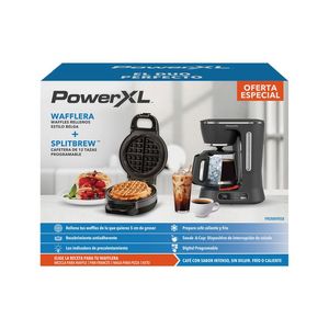 Combo Wafflera Y Cafetera Negro Powerxl™ 1 Pz