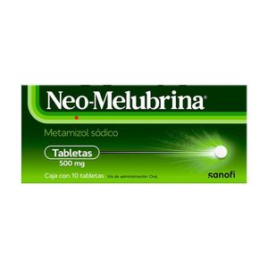 Neo-Melubrina 500 Mg Caja con 10 Tabletas