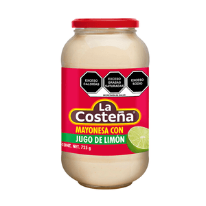 Mayonesa La Costeña con Jugo de Limón 725 g