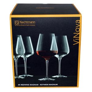 Rsxxi Set de 4 Copas Magnum Vino Tinto ViNova Nachtman