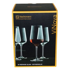 Rsxxi Set de 4 Copas Vino Tinto Vinova Nachtman