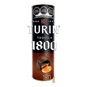 Turin Tequila 1800 Reserva Chocolates con Licor Tubo 180 g