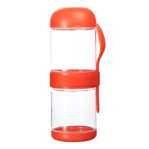 Contenedor de Comida Cubasa de Tritán Tapa Naranja 660 ml