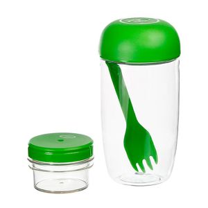 Contenedor de Comida Cubasa de Tritán Tapa Verde 660 ml