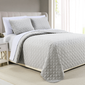 3pc Quiltlt Greyfq 228x228 Cm2 1 Pz