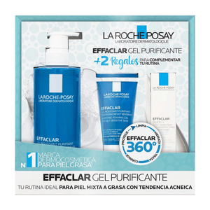 Kit Effaclar Gel Limpieza Para Piel Grasa Kit Ef 400 Ml