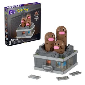 Minifigura Dugtrio Movimiento Juguete Armable Mega