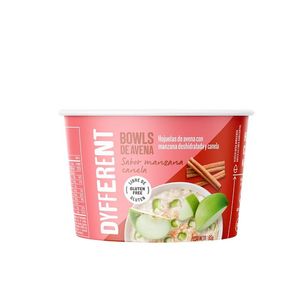 Dyfferent Bowl de Avena Manzana Canela 65gr 65 Gr