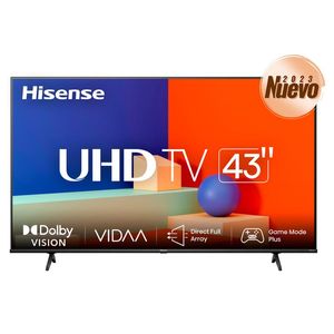 Pantalla Hisense 43" Led 4K UHD Mod 43A6KV