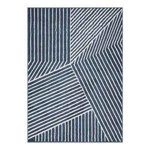 Tapete Area Decorativo Lineas Azul Norway 65000/ 1 Pz