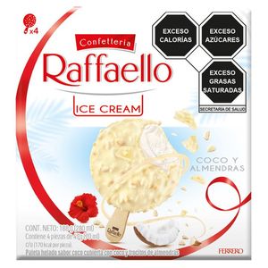 Paletas Helado Raffaello Coco 188 g