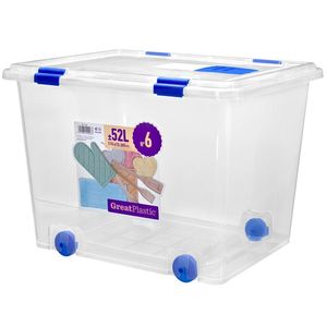 Caja Organizadora con Ruedas 51x41 Cms 1 Pz