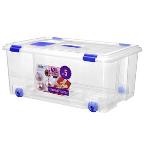 Caja Organizadora con Ruedas 58x39 Cms 1 Pz