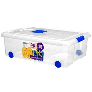 Caja Organizadora con Ruedas 60x44 Cms 1 Pz