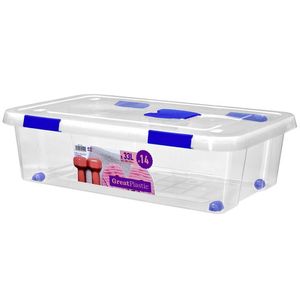 Caja Organizadora con Ruedas 625x390x170 Nat 33l(M 1 Pz