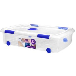 Caja Organizadora con Ruedas 74.5x53 Cms 1 Pz