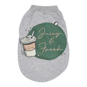 Camiseta Juicy & Fresh Gris Camiseta One Cup Petroleo