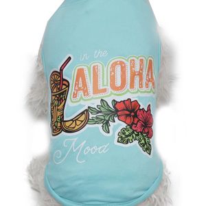 Camiseta Aloha Verde Camiseta Sand All Beach Cllub Blanco