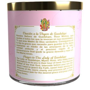 Vela Aromática Virgen de Guadalupe 14oz 1 Pz