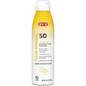 Heb Spf 50 Mineral Clear 6.3 Oz 5.5 Fo