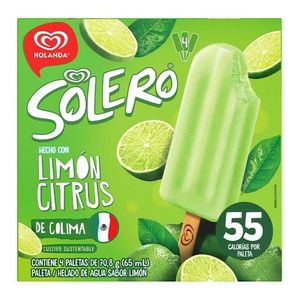 Paletas de Hielo Solero Limon Citrus 283 Gr