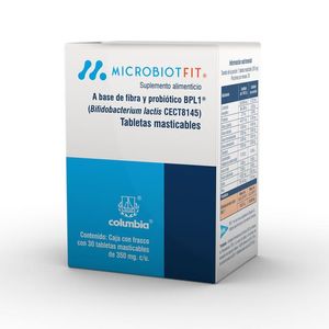 Microbiot Fit Masticable 30tab Probiótico 1 Pz