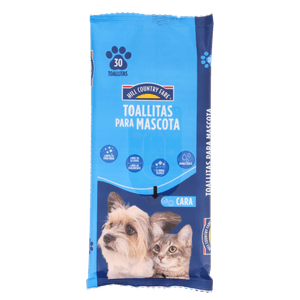 Toallitas para Mascota con 30 pz Toallitas para Mascota con 10 pz