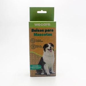 Bolsa para Mascotas WeCare 4 rollos con 15 piezas Bolsa para Mascotas WeCare 1 rollo con 15 piezas + Dispensador