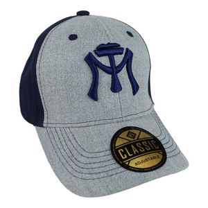 Gorra Sultanes de Monterrey Color Gris con Azul