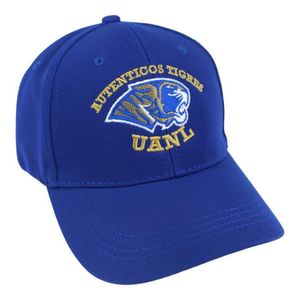 Gorra Auténticos Tigres UANL Color Azul Gorra Lic Auténticos Logo Tigre Azul Acct-Pv24 1 Pz