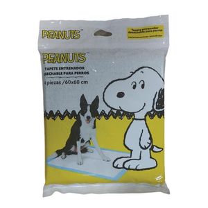 Tapete Entrenador Peanuts Desechable para Perro con 4 pz Alimento Natural Horneado Truf Pavo para Senior 500 g