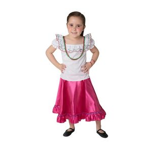 Disfraz Infantil Fiestas Patrias Blusa Blanca 1 Pz