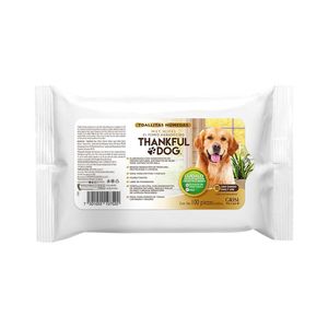 Toallitas Húmedas Thankful Dog para Mascota con 100 pz