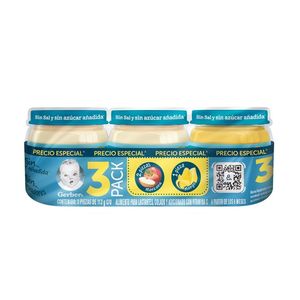 Gerber 3pack Papillas Para Bebe 113gr. 339 Gr