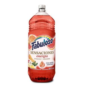 Fabuloso Limpiador Líquido Sensaciones Energía Cítricos y Jengibre 1.7 L