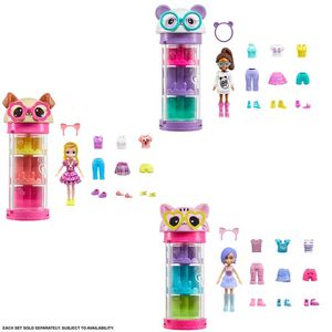 Polly Pocket Set Tubo de Modas Giratorio 1 Pz