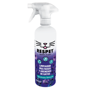 Limpiador Multiusos y Arenero de Gatos RESPET 495 ml Aromatizante Relajante RESPET para Gatos 145 ml