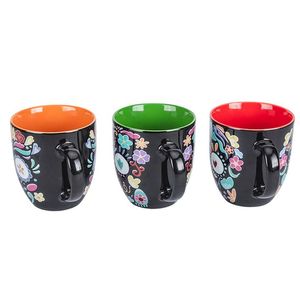 Taza Porcelana Negro 390ml 1 Pz