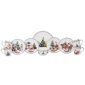 Vajilla Multicolor Porcelana 16pz 1 Pz