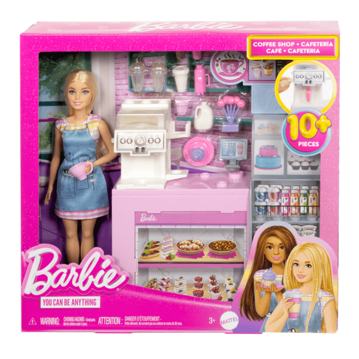 Barbie Profesiones Set de Juego Diversión en la Cafetería H-E-B