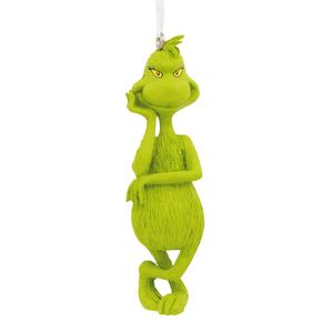 Ornamento de Resina con Figura The Grinch Hallmar 1 Pz